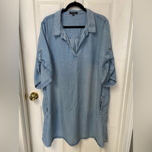 Velvet Heart Sky Blue Denim Top